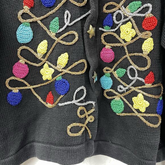 Not So Ugly Christmas Sweater Berek2 L Tree Ornaments Star - Picture 7 of 11